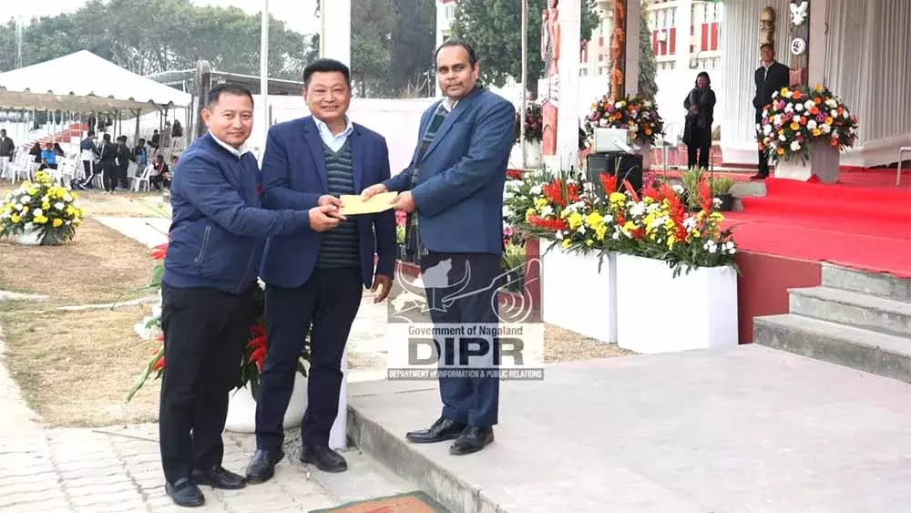 नागालैंड गणतंत्र दिवस समारोह में AH&VS स्टॉल ने टॉप सम्मान हासिल किया नागालैंड गणतंत्र दिवस समारोह में AH&VS स्टॉल ने टॉप सम्मान हासिल किया