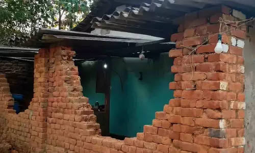 हाथियों का झुंड गांव में घुस गया, घरों और धान के भंडार को नुकसान पहुंचा हाथियों का झुंड गांव में घुस गया, घरों और धान के भंडार को नुकसान पहुंचा