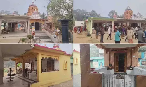Keonjhar में चार मंदिरों में लूटपाट, पुलिस जांच शुरू Keonjhar में चार मंदिरों में लूटपाट, पुलिस जांच शुरू
