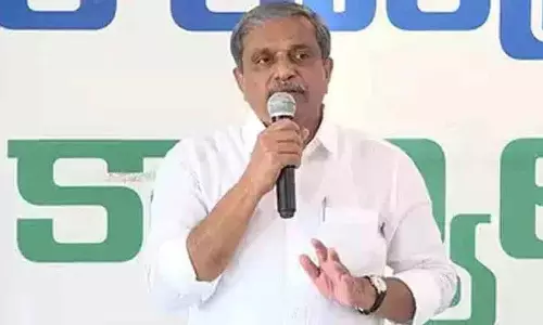 तिरुमाला लड्डू मामले में चंद्रबाबू, पवन को माफी मांगनी चाहिए: Sajjala तिरुमाला लड्डू मामले में चंद्रबाबू, पवन को माफी मांगनी चाहिए: Sajjala