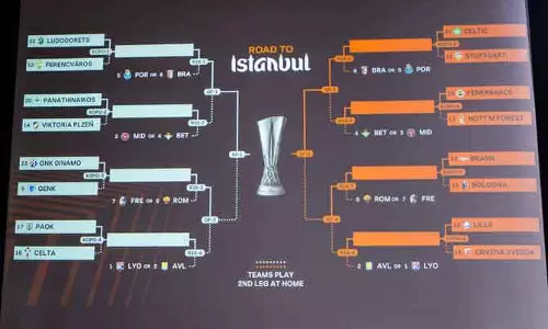Europa League ड्रॉ: नॉटिंघम फॉरेस्ट की भिड़ंत फेनरबाचे से, इस्तांबुल में होगी कड़ी परीक्षा Europa League ड्रॉ: नॉटिंघम फॉरेस्ट की भिड़ंत फेनरबाचे से, इस्तांबुल में होगी कड़ी परीक्षा