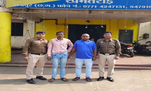 रायपुर पुलिस ने खमतराई में लूट के 2 आरोपियों को किया गिरफ्तार