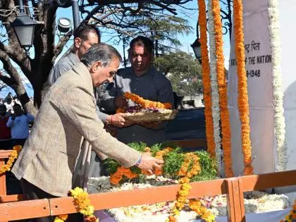 हिमाचल CM सुक्खू ने गांधी जी को 78वीं पुण्यतिथि पर श्रद्धांजलि दी हिमाचल CM सुक्खू ने गांधी जी को 78वीं पुण्यतिथि पर श्रद्धांजलि दी