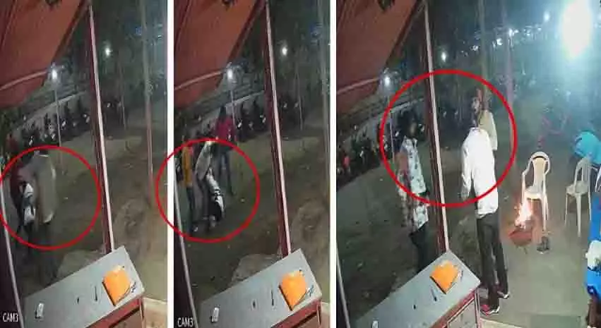 Jabalpur: साइकिल स्टैंड ऑपरेटर को घसीटकर पीटा गया Jabalpur: साइकिल स्टैंड ऑपरेटर को घसीटकर पीटा गया