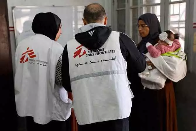 Israel की शर्त को MSF का नो: सुरक्षा चिंताओं के कारण कर्मचारियों की लिस्ट देने से किया इनकार Israel की शर्त को MSF का नो: सुरक्षा चिंताओं के कारण कर्मचारियों की लिस्ट देने से किया इनकार
