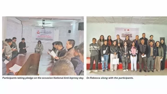 Nagaland: फेक और मोकोकचुंग में एंटी-लेप्रोसी डे मनाया गया Nagaland: फेक और मोकोकचुंग में एंटी-लेप्रोसी डे मनाया गया