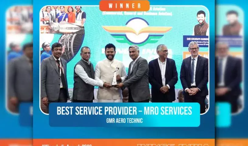 GMR एयरो ने विंग्स इंडिया 2026 में टॉप ऑनर्स के साथ चमक बिखेरी GMR एयरो ने विंग्स इंडिया 2026 में टॉप ऑनर्स के साथ चमक बिखेरी