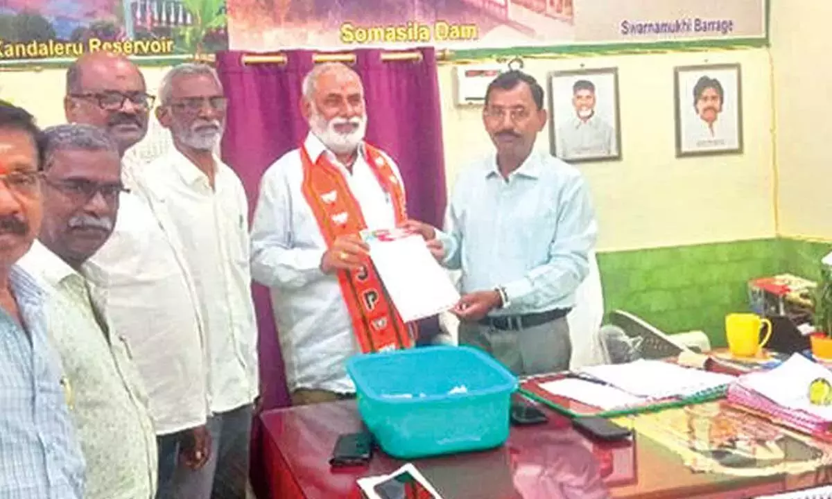 सोमासिला और वेलिगोंडा प्रोजेक्ट के लिए ज़्यादा फंड आवंटित करें: BJP