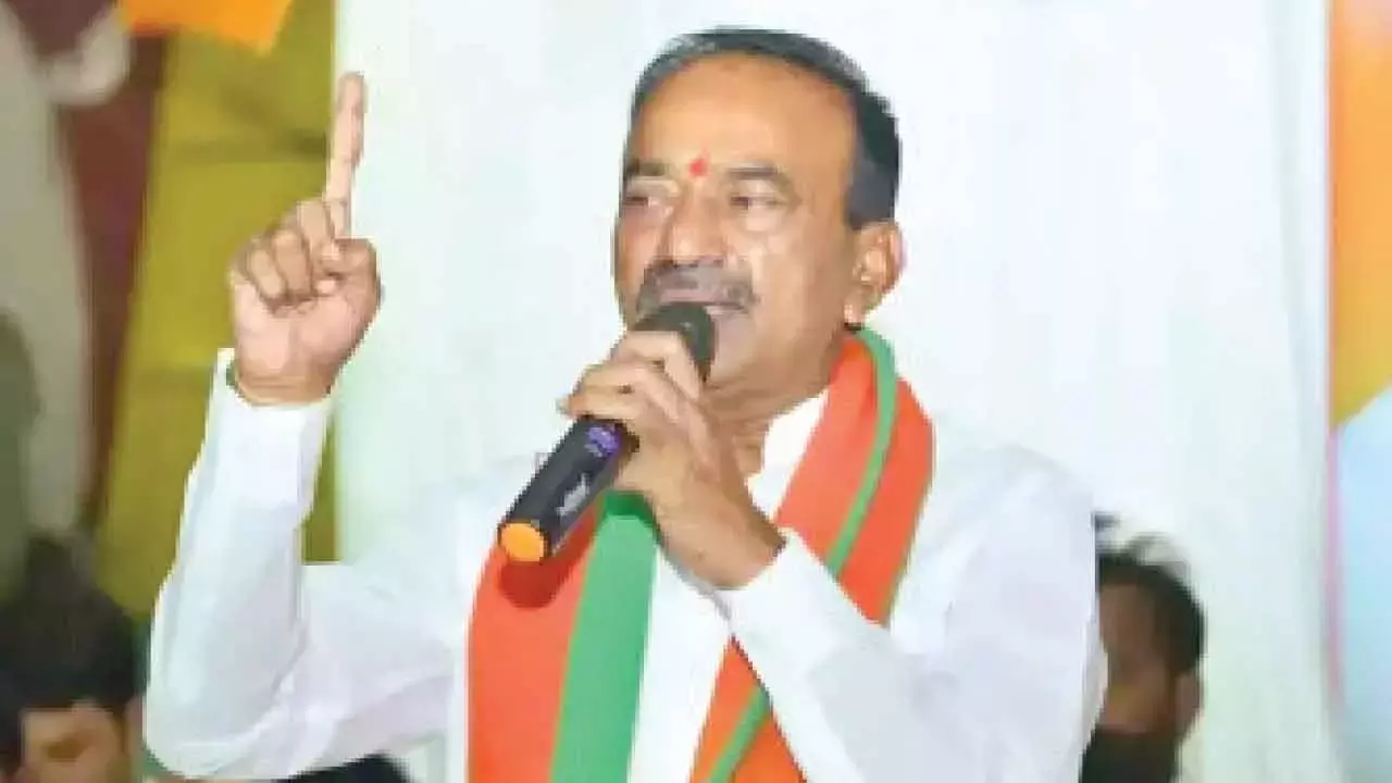 Etala ने नगर निगम चुनावों में वोट के बदले कैश लेने के खिलाफ वोटर्स को चेतावनी दी Etala ने नगर निगम चुनावों में वोट के बदले कैश लेने के खिलाफ वोटर्स को चेतावनी दी