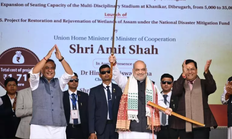 Amit Shah ने डिब्रूगढ़ में दूसरे असम विधानसभा परिसर की आधारशिला रखी Amit Shah ने डिब्रूगढ़ में दूसरे असम विधानसभा परिसर की आधारशिला रखी