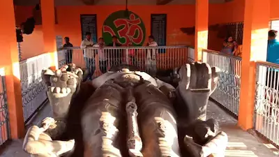 Rewa: शयन मुद्रा में अद्भुत कारीगरी, कालभैरव की प्रतिमा