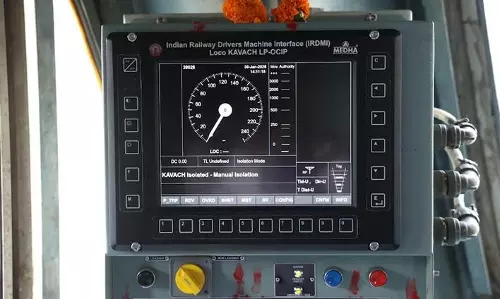 Indian Railways ने कवच 4.0 सेफ्टी सिस्टम को 472 किलोमीटर और आगे बढ़ाया Indian Railways ने कवच 4.0 सेफ्टी सिस्टम को 472 किलोमीटर और आगे बढ़ाया