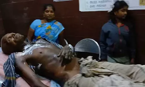 Panruti में सत्तर साल के किसान को आग लगा दी गई
