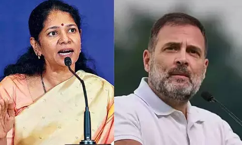 Kanimozhi ने कहा कि कांग्रेस के साथ बातचीत सुचारू रूप से चल रही Kanimozhi ने कहा कि कांग्रेस के साथ बातचीत सुचारू रूप से चल रही