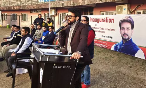 पूर्व केंद्रीय मंत्री अनुराग ठाकुर ने हमीरपुर जिले के SAI सेंटर में मॉडर्न स्पोर्ट्स जिम का उद्घाटन किया