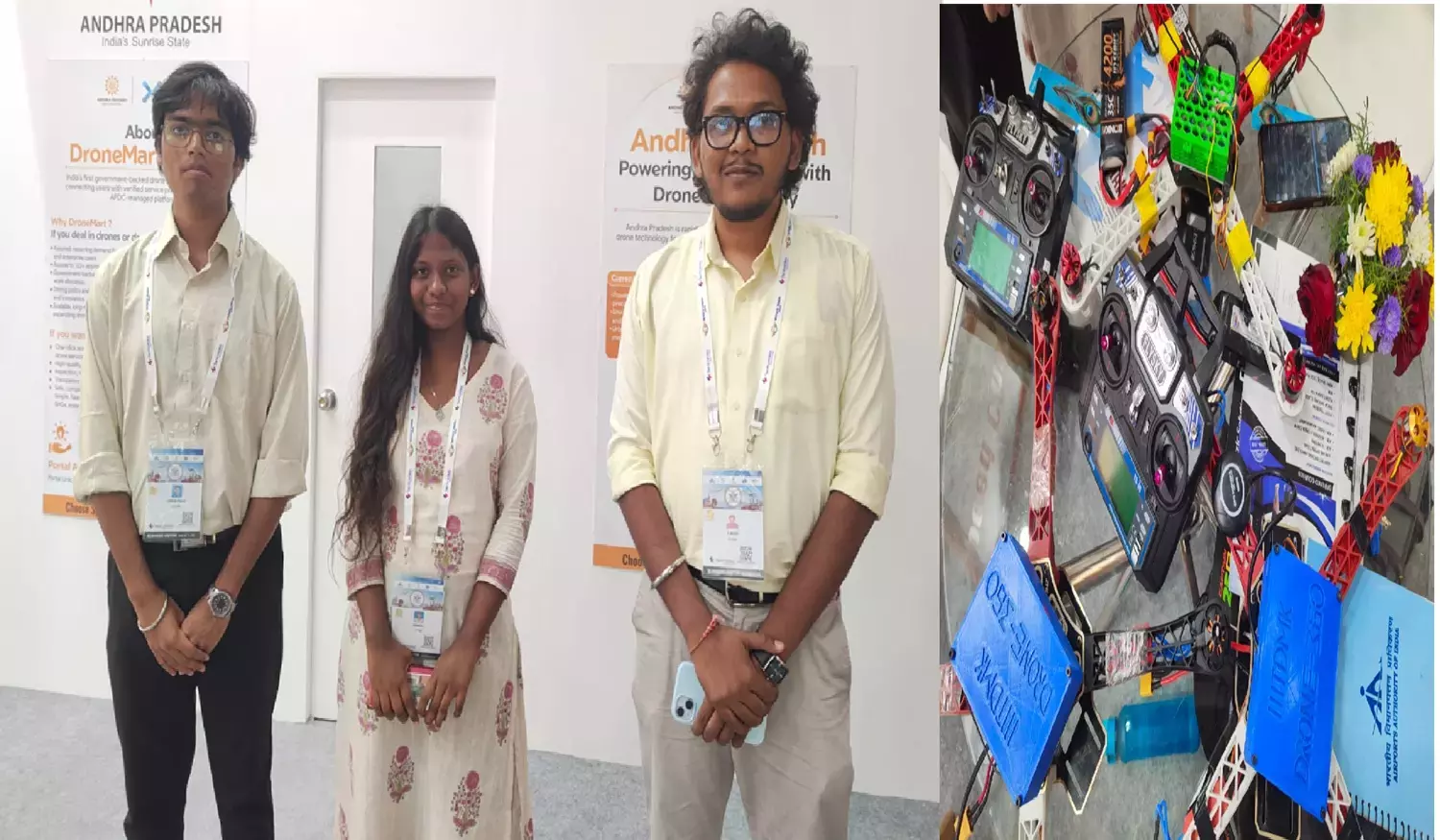विंग्स इंडिया 2026 IIIT कुरनूल के छात्रों ने एविएशन के लिए ड्रोन प्रोटोटाइप दिखाए