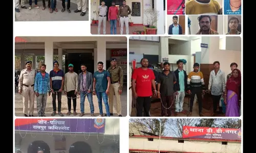 पश्चिम रायपुर में वारंटियों पर पुलिस का बड़ा प्रहार, 61 फरार वारंटी भेजे गए जेल पश्चिम रायपुर में वारंटियों पर पुलिस का बड़ा प्रहार, 61 फरार वारंटी भेजे गए जेल