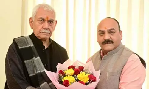 मुनीश शर्मा ने उपराज्यपाल मनोज सिन्हा से की मुलाकात, विकास, शिक्षा और रोजगार के अहम मुद्दों पर चर्चा