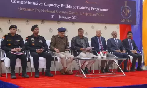 Jaipur: एनएसजी कमांडो के विशेष प्रशिक्षण में जयपुर में 110 पुलिसकर्मी तैयार Jaipur: एनएसजी कमांडो के विशेष प्रशिक्षण में जयपुर में 110 पुलिसकर्मी तैयार