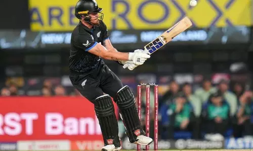 IND vs NZ : फिन एलन की तूफानी फिफ्टी, न्यूजीलैंड 70 के पार