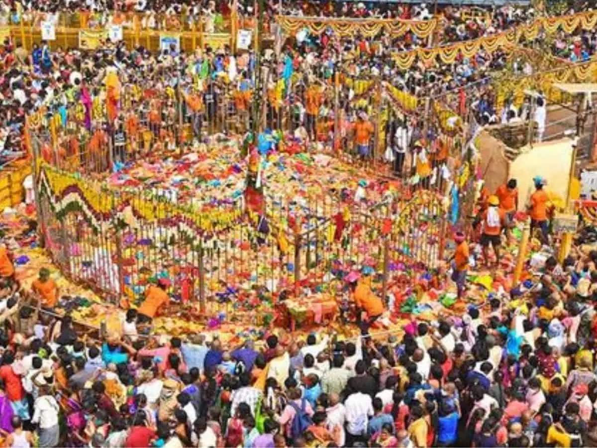 तेलंगाना सरकार ने केंद्र से कहा, सम्मक्का-सरक्का जतरा को राष्ट्रीय उत्सव घोषित किया जाए तेलंगाना सरकार ने केंद्र से कहा, सम्मक्का-सरक्का जतरा को राष्ट्रीय उत्सव घोषित किया जाए