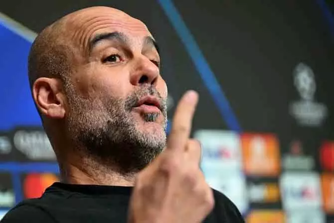 Pep Guardiola ने फिलिस्तीनी बच्चों के लिए सुरक्षा बढ़ाने की अपील की Pep Guardiola ने फिलिस्तीनी बच्चों के लिए सुरक्षा बढ़ाने की अपील की