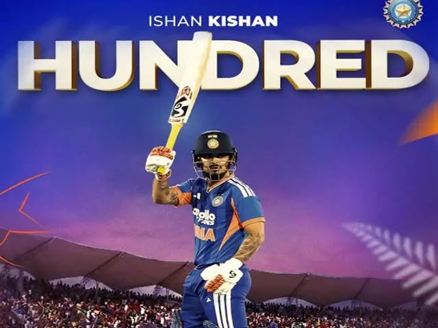 Ind vs NZ 5th T20: किशन के शतक ने मैदान पर लगा दी आग Ind vs NZ 5th T20: किशन के शतक ने मैदान पर लगा दी आग