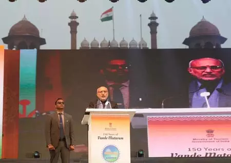 उपराष्ट्रपति राधाकृष्णन ने भारत पर्व 2026 के समापन में भाग लिया, विविधता में एकता का जीवंत प्रतीक बताया उपराष्ट्रपति राधाकृष्णन ने भारत पर्व 2026 के समापन में भाग लिया, विविधता में एकता का जीवंत प्रतीक बताया
