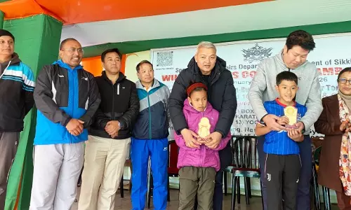 Sikkim : पालजोर स्टेडियम में विंटर स्पोर्ट्स कोचिंग कैंप का समापन