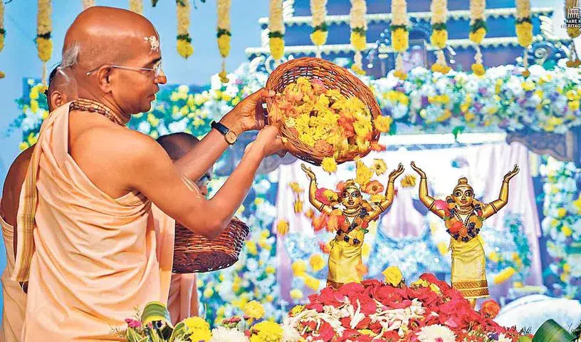 Hyderabad: हरे कृष्ण स्वर्ण मंदिर में श्री नित्यानंद त्रयोदशी पर भक्ति और भव्यता का माहौल