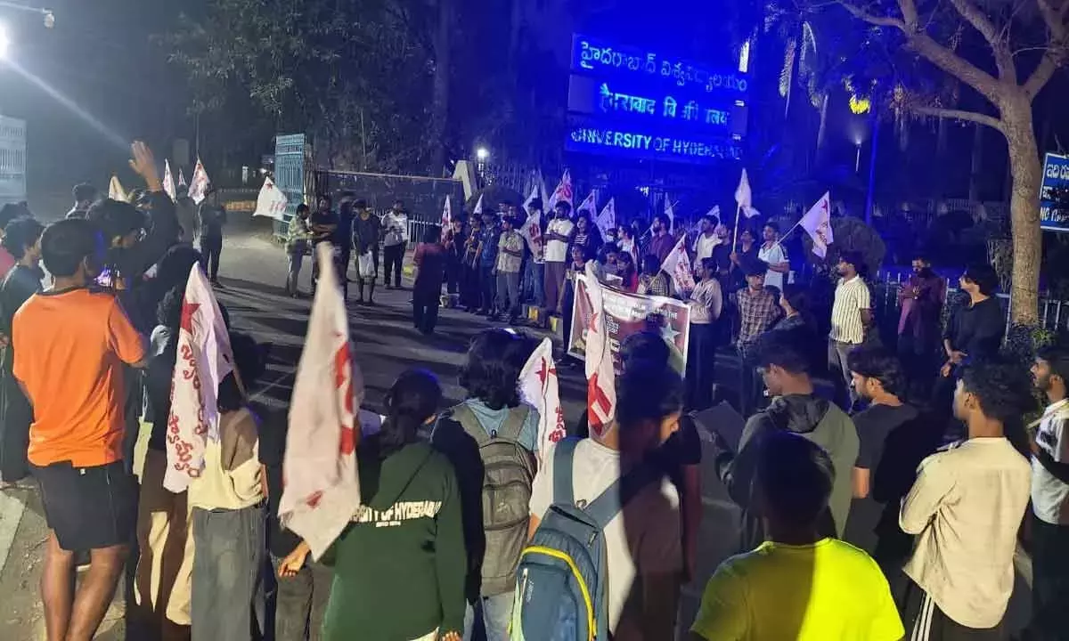 SFI-HCU ने रोहित एक्ट के तहत UGC इक्विटी गाइडलाइंस को लागू करने की मांग की