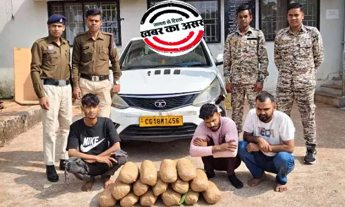 8 लाख का गांजा कार से बरामद, सप्लाई नेटवर्क का पर्दाफाश