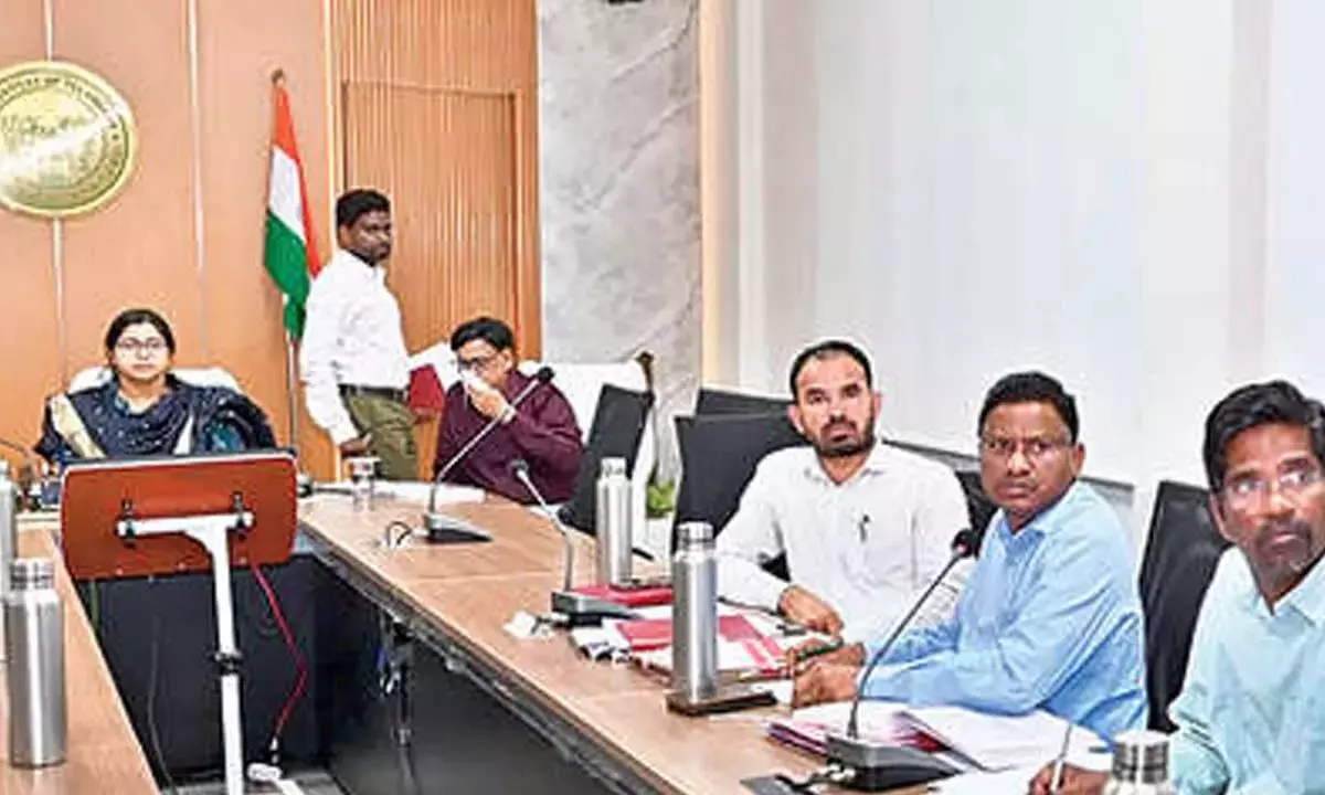 Telangana: रैंडमाइजेशन पूरा होने के साथ निर्मल नगर पालिका चुनावों की तैयारी कर रहा है Telangana: रैंडमाइजेशन पूरा होने के साथ निर्मल नगर पालिका चुनावों की तैयारी कर रहा है