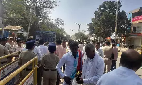 Chimul elections : सरकारी प्री-ग्रेजुएशन कॉलेज के पास भारी पुलिस बल तैनात
