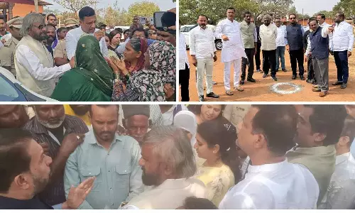 Bidar ब्लास्ट: मंत्री ने पीड़ितों से मुलाकात की, कड़ी कार्रवाई का आश्वासन