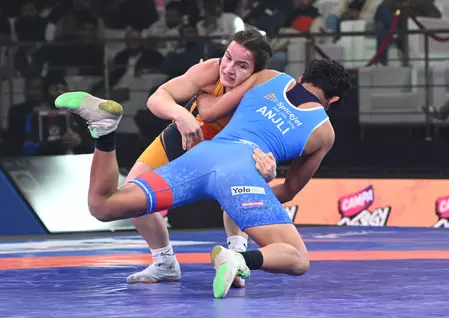 प्रो रेसलिंग लीग 2026: मुझे जीत का भरोसा, हरियाणा की इरीना के खिलाफ फाइनल से पहले बोलीं दिल्ली की अंजलि प्रो रेसलिंग लीग 2026: मुझे जीत का भरोसा, हरियाणा की इरीना के खिलाफ फाइनल से पहले बोलीं दिल्ली की अंजलि