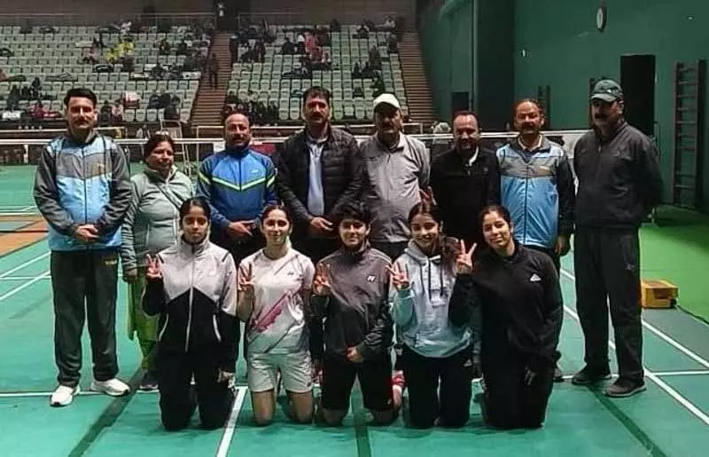 राज्य की अंडर-19 बैडमिंटन गर्ल्स National School Games के क्वार्टर फाइनल में पहुंचीं राज्य की अंडर-19 बैडमिंटन गर्ल्स National School Games के क्वार्टर फाइनल में पहुंचीं