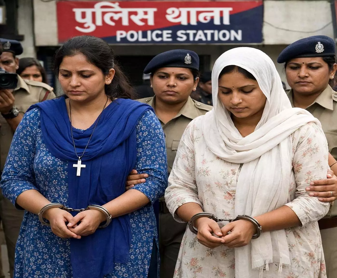 लकवाग्रस्त महिला को बीमारी ठीक करने का झांसा देकर धर्मांतरण की कोशिश, दो महिलाएं गिरफ्तार लकवाग्रस्त महिला को बीमारी ठीक करने का झांसा देकर धर्मांतरण की कोशिश, दो महिलाएं गिरफ्तार
