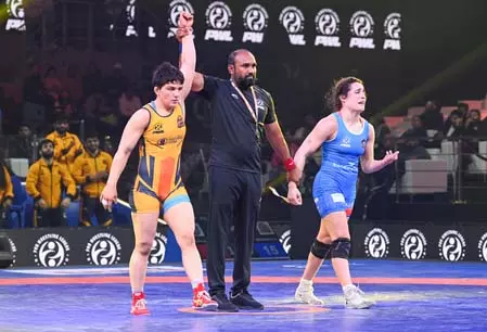 पीडब्ल्यूएल 2026: हरियाणा थंडर ने रोमांचक फाइनल में दिल्ली दंगल वॉरियर्स को हराया पीडब्ल्यूएल 2026: हरियाणा थंडर ने रोमांचक फाइनल में दिल्ली दंगल वॉरियर्स को हराया