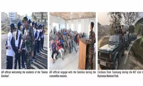 Nagaland: AR ने ‘सीमा दर्शन’ फ्लैग-इन, NIT विजिट, रुबरू काउंसलिंग का आयोजन किया