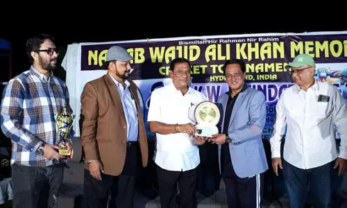 वाजिद अली खान मेमोरियल क्रिकेट टूर्नामेंट Hyderabad में हुआ
