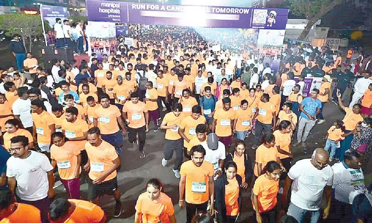 Andhra: रन फॉर क्योर-2026 कैंसर जागरूकता पर ज़ोर देता है Andhra: रन फॉर क्योर-2026 कैंसर जागरूकता पर ज़ोर देता है