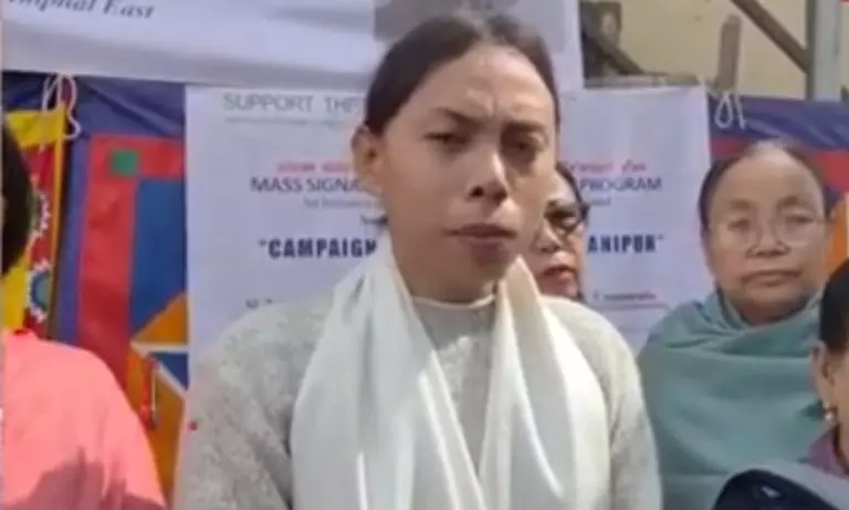 Manipur: मालेम थोंगबम ने हाईवे पर फ्री मूवमेंट के लिए सिग्नेचर कैंपेन शुरू किया
