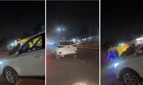 MP : ग्वालियर में टक्कर के बाद रिटायर्ड आर्मी ऑफिसर को कार के बोनट पर 500 मीटर तक घसीटा गया