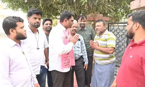 अश्वक हमीद ने नलगोंडा के 43वें डिवीजन में BRS के कार सिंबल को वोट देने की अपील की