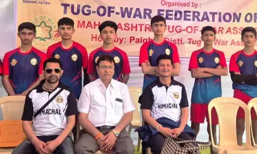 लड़कों की U-15 टग-ऑफ-वॉर टीम ने National Championships में सिल्वर मेडल जीता