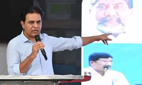 KTR ने वित्तीय भेदभाव और राजनीतिक भटकाव को लेकर कांग्रेस और बीजेपी पर निशाना साधा