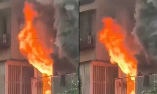 Mumbai सेंट्रल की एक रिहायशी इमारत में आग लगी, बचाव अभियान शुरू किया गया Mumbai सेंट्रल की एक रिहायशी इमारत में आग लगी, बचाव अभियान शुरू किया गया