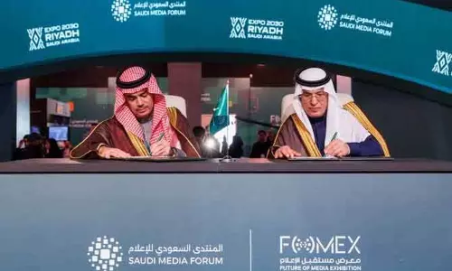 एक्सपो 2030 Riyadh ने सऊदी मीडिया फोरम के साथ स्ट्रेटेजिक पार्टनरशिप की पुष्टि की एक्सपो 2030 Riyadh ने सऊदी मीडिया फोरम के साथ स्ट्रेटेजिक पार्टनरशिप की पुष्टि की
