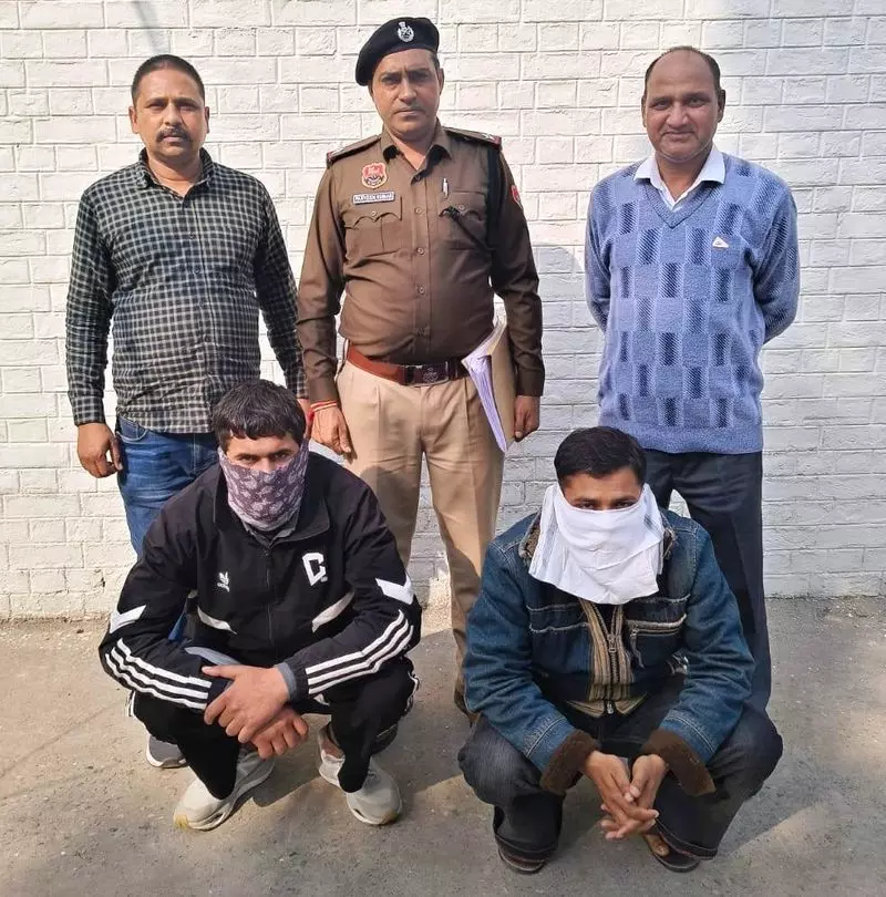 Kurukshetra में अपहरण और लूट के मामले में दो लोग गिरफ्तार Kurukshetra में अपहरण और लूट के मामले में दो लोग गिरफ्तार